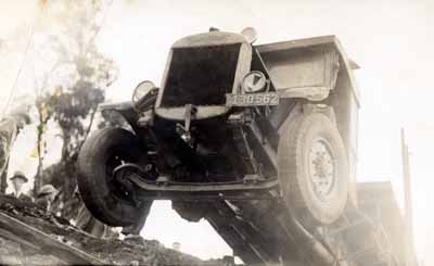 Thornycroft mishap